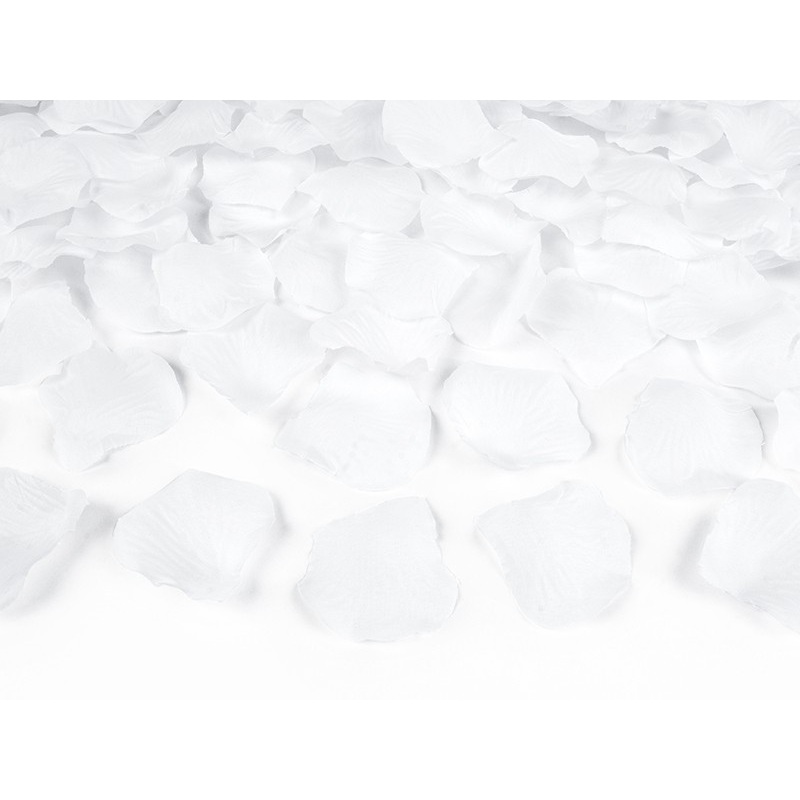 100 rose petals Amour white