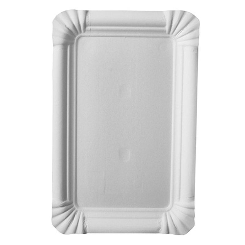 20 FSC plates Donizetti square white 13 x 20cm