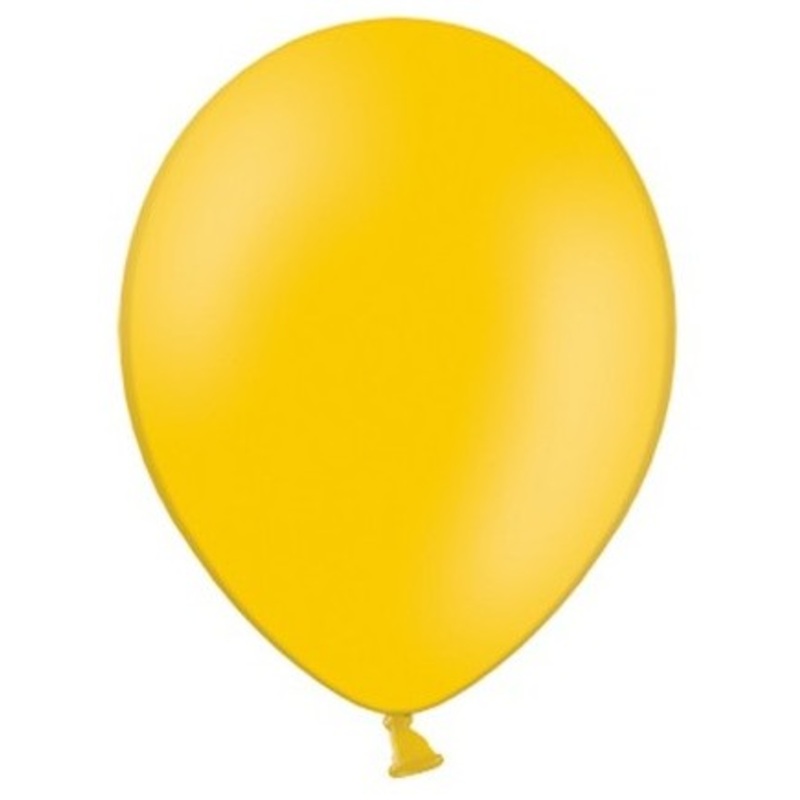 20 party star balloons sun yellow 23cm