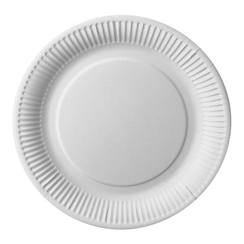 25 strong FSC paper plates Puccini 26cm