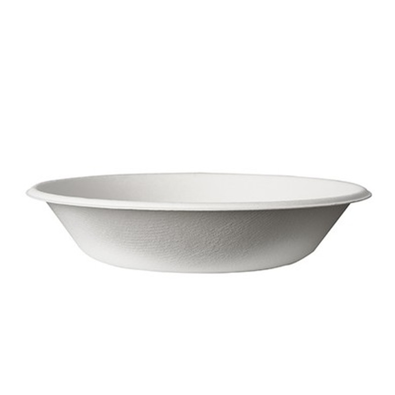 50 sugar cane bowls Tosca white 19cm