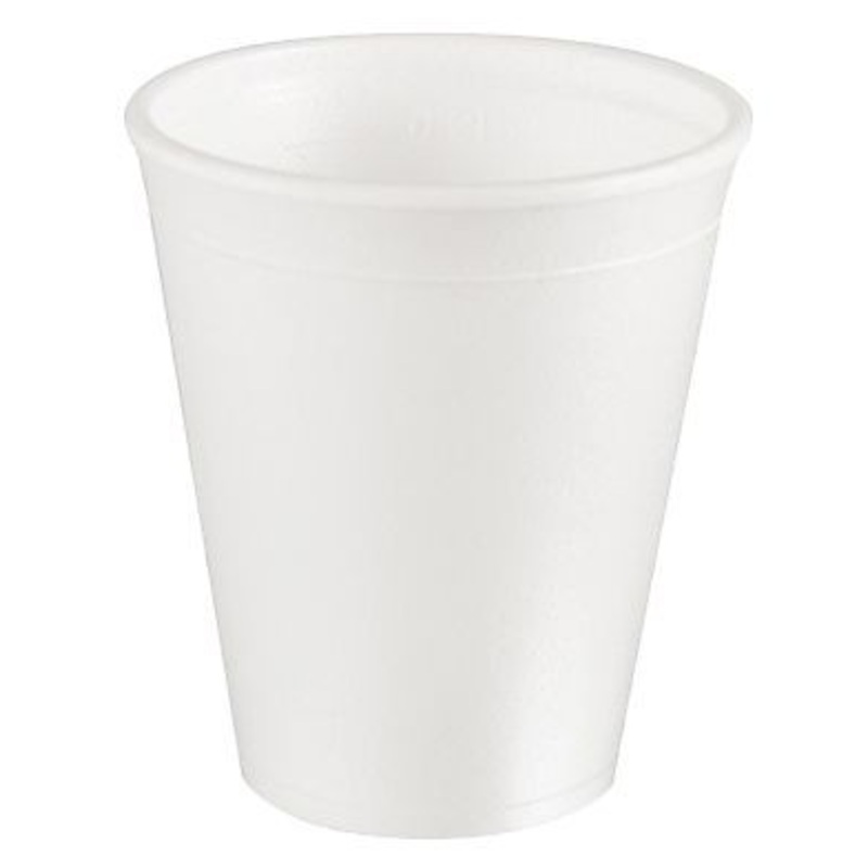 50 white thermo cups 200ml