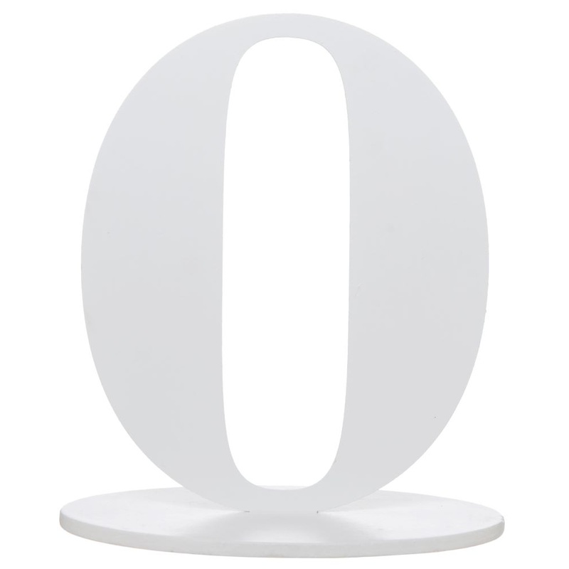 Fabulous 0 table number 17cm