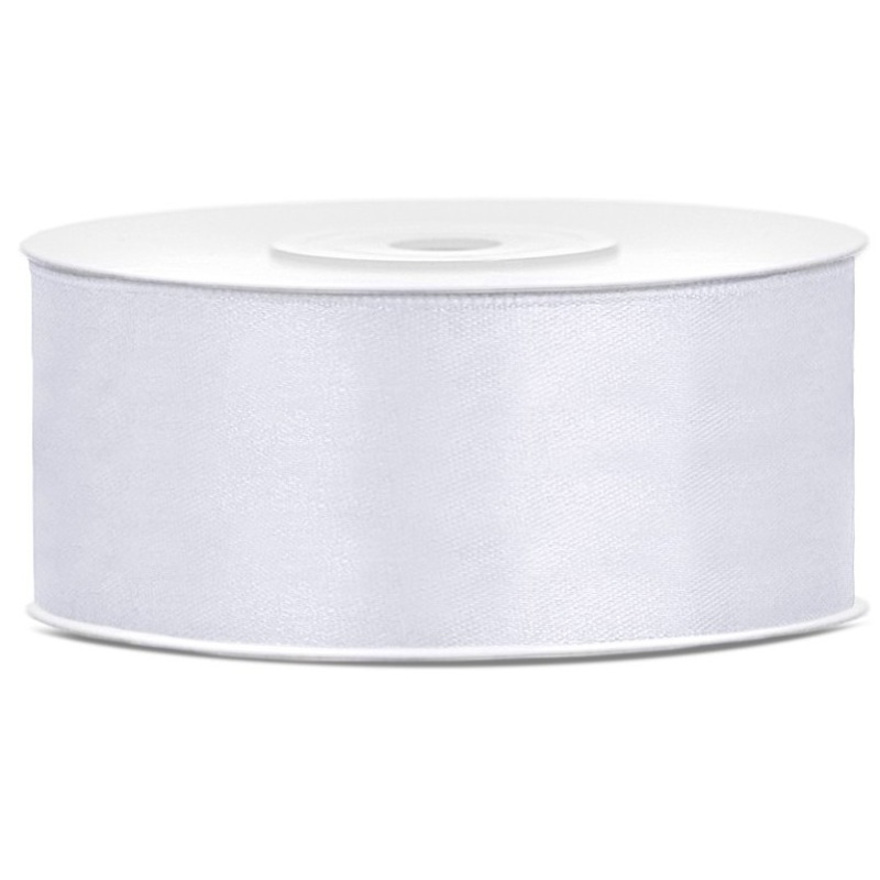 Gift ribbon white 25m