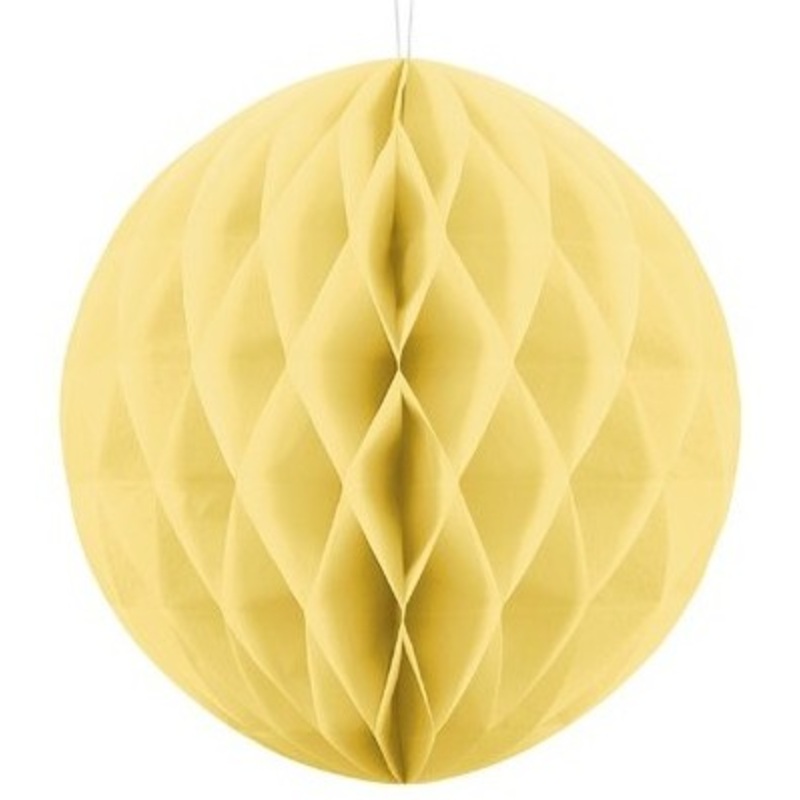 Honeycomb ball Lumina lemon yellow 20cm