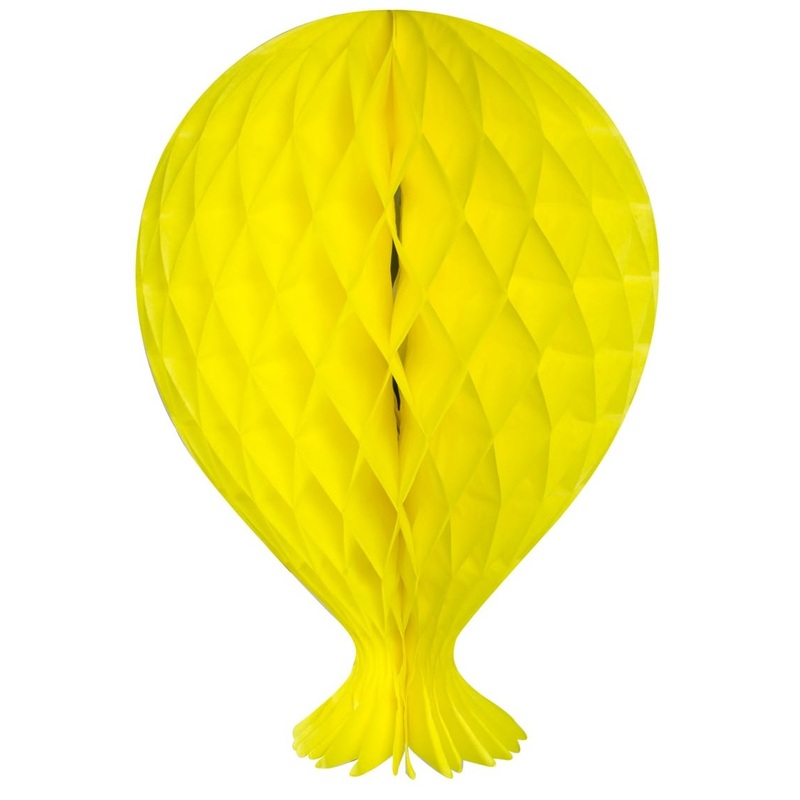 Honeycomb ball yellow balloon 37cm
