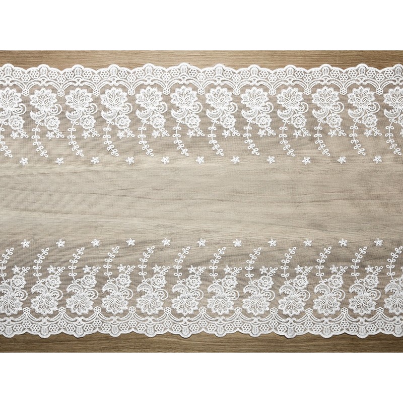 Lace fabric sea of flowers 9m x 45cm