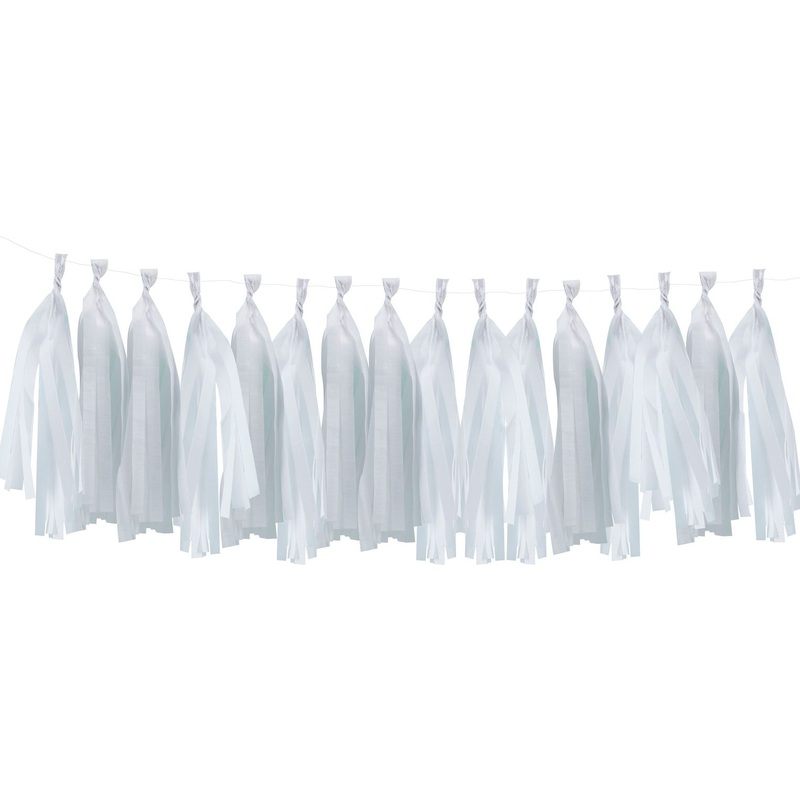 Mix & Match tassel garland white 1.5m