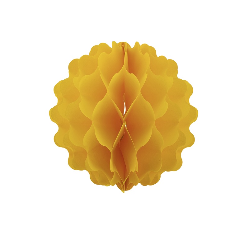 Points fun yellow honeycomb ball 2-pack 20x30cm