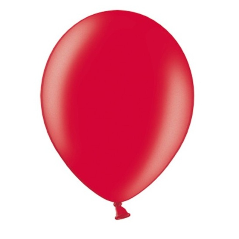 100 balloons metallic cherry red 35cm