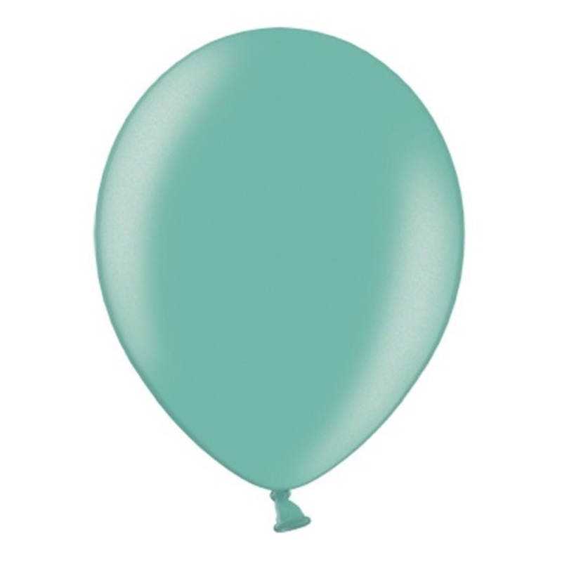 100 latex balloons Milano turquoise 30cm