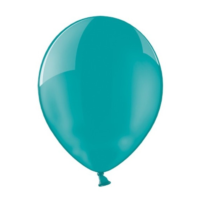 100 petrol blue premium balloons 25cm