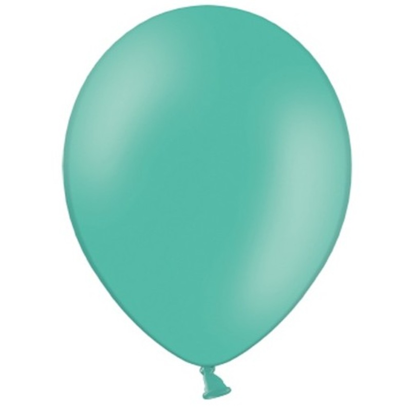 20 party star balloons turquoise 30cm