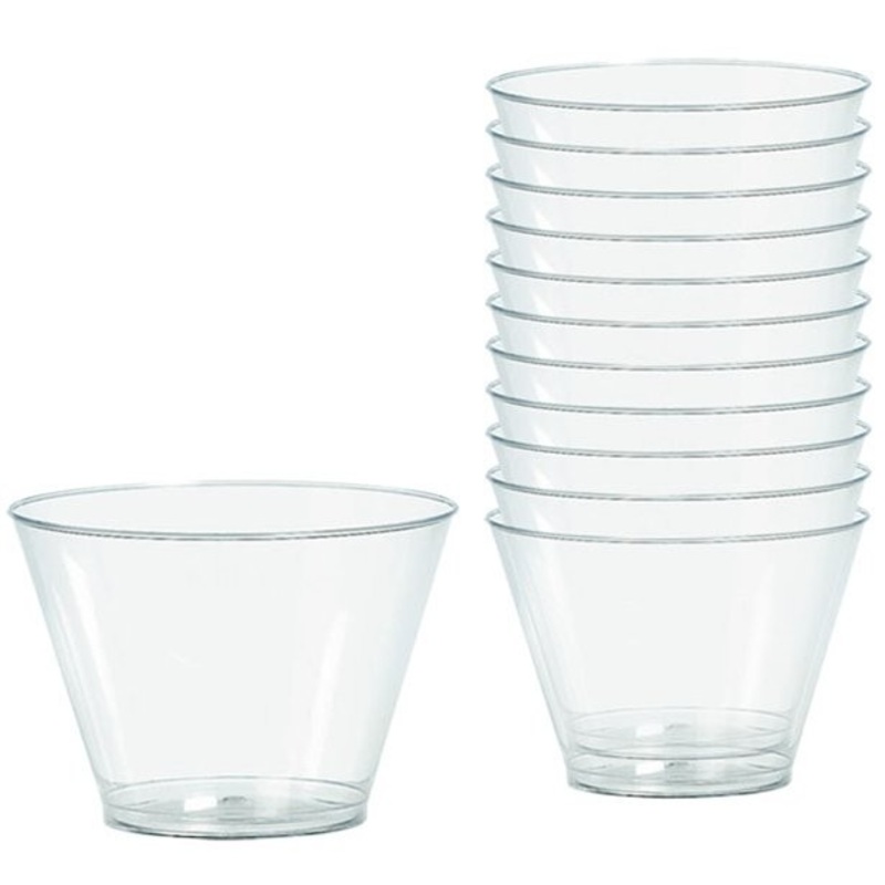 20 plastic glasses Party Treasures 255ml