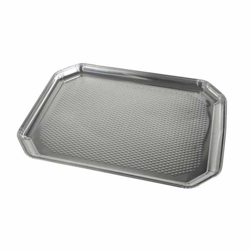 3 square aluminum serving plates 35cm x 26cm