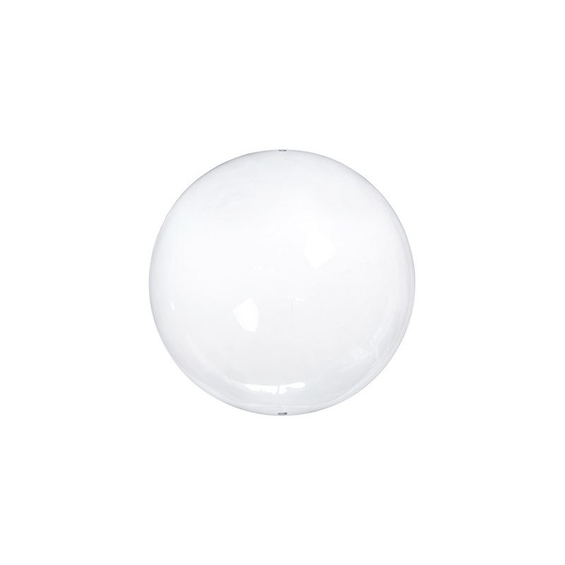 4 glass balls with slits transparent 8cm
