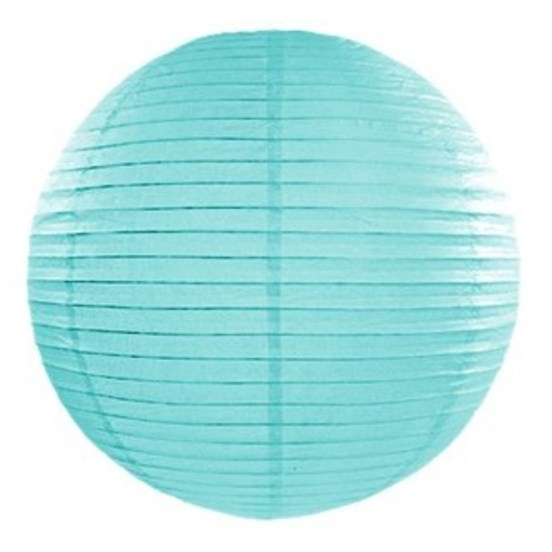 Lantern Lilly turquoise 20cm