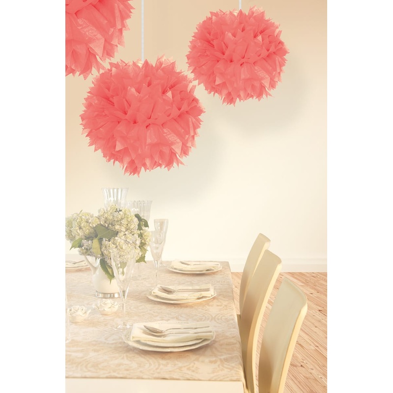 Salmon pompom 30cm