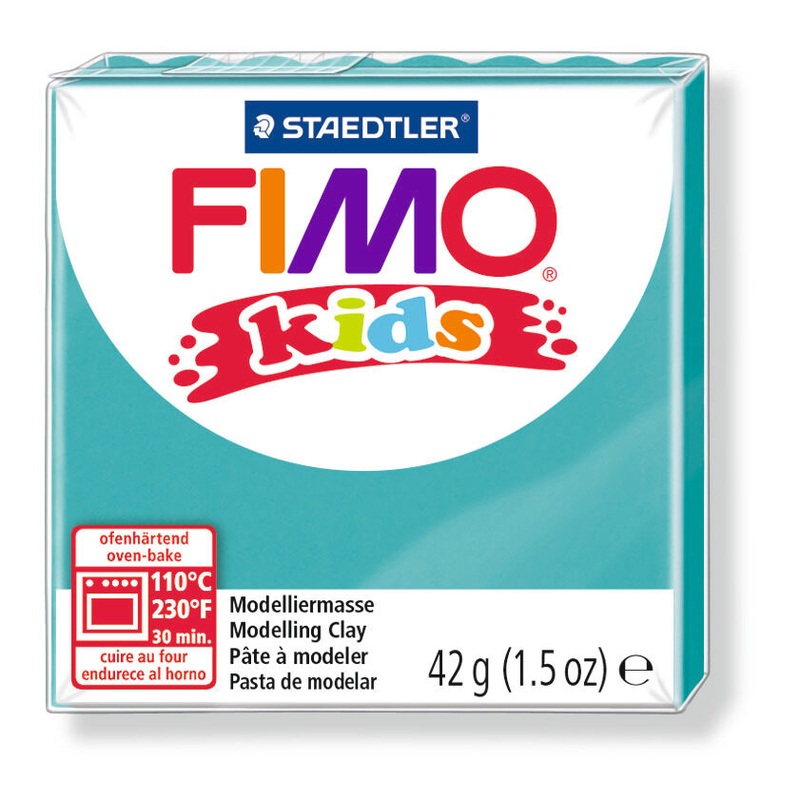 STAEDTLER FIMO Modelliermasse kids Normalblock trkis 42g