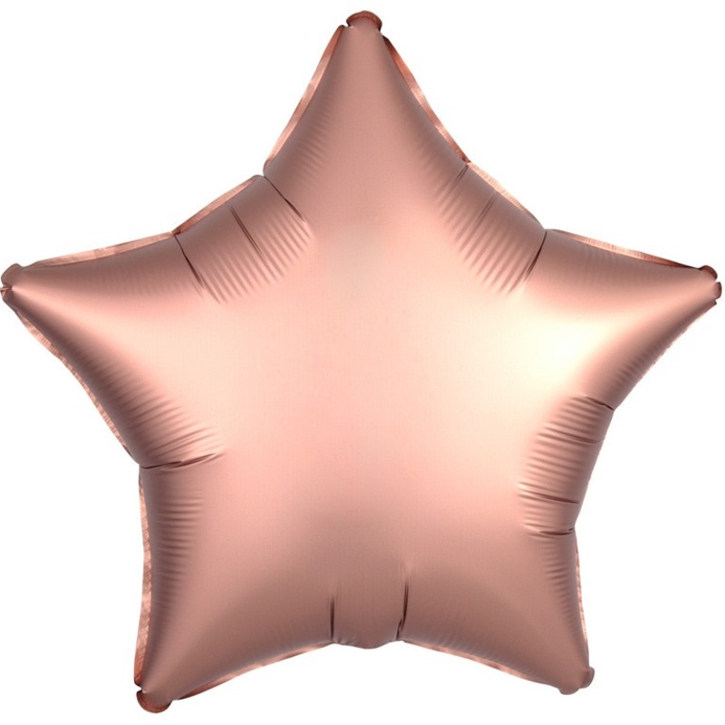Stars foil balloon rose gold 43cm