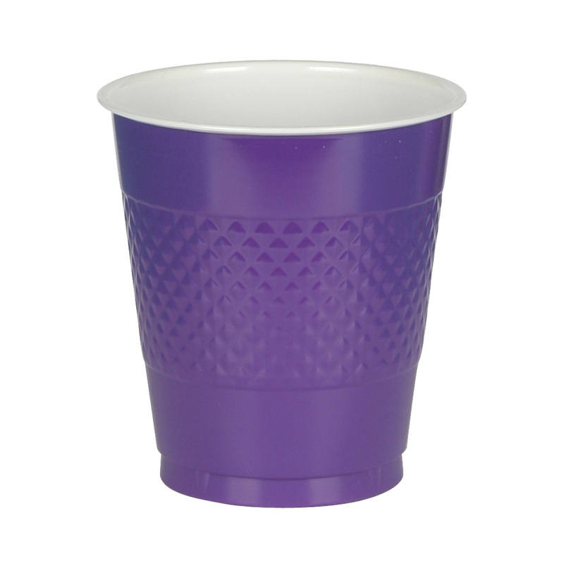 10 Partytime cups violet 355ml