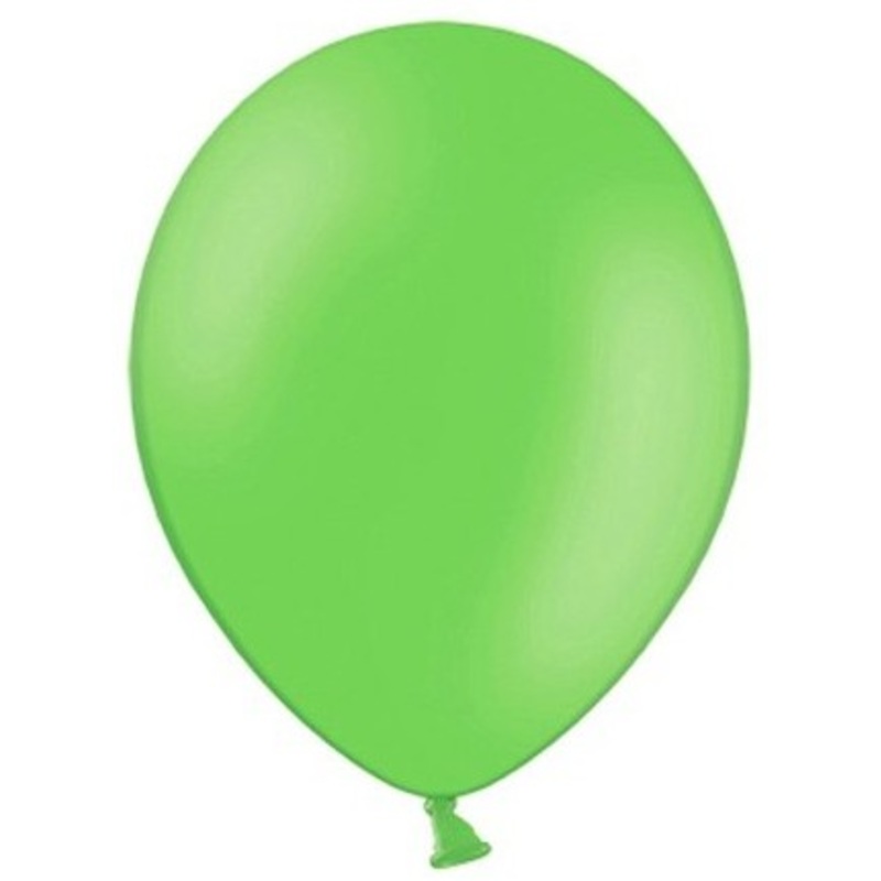 100 Celebration balloons apple green 23cm