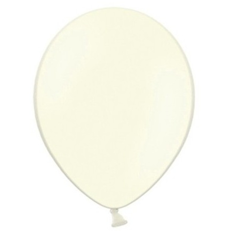 100 Celebration balloons cream 23cm