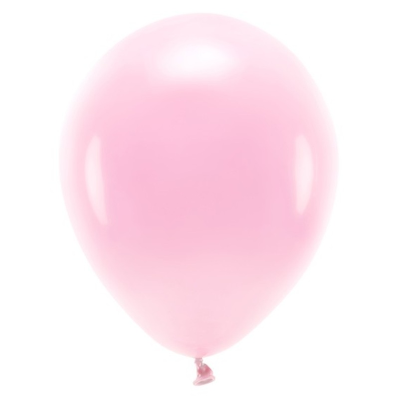 100 eco pastel balloons light pink 30cm