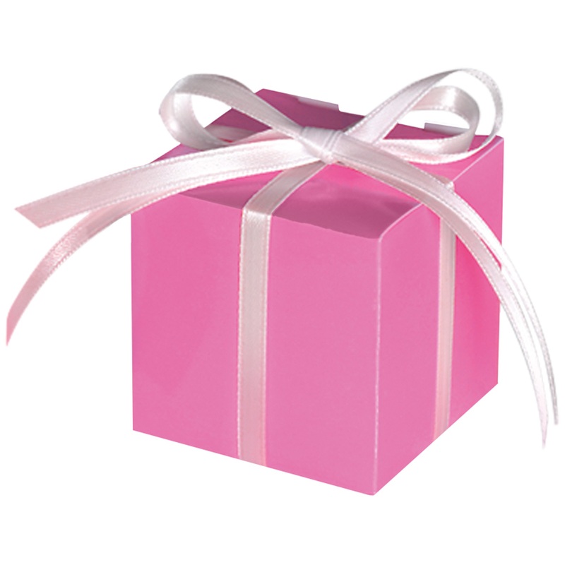 100 pink Tiffany gift boxes