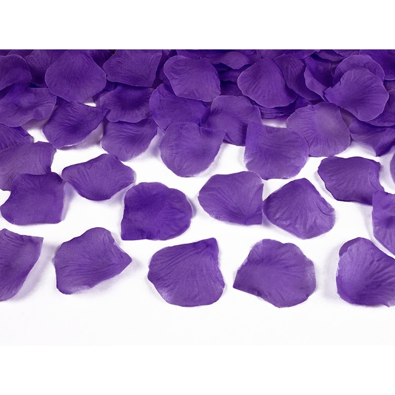 100 rose petals Amour dark purple