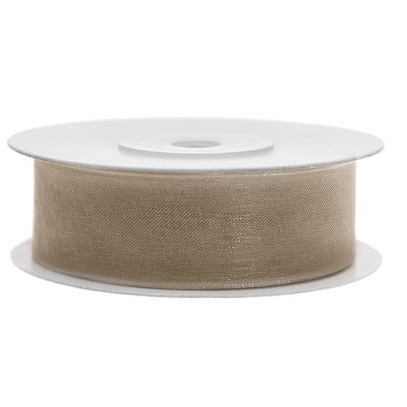 25m warm gray ribbon