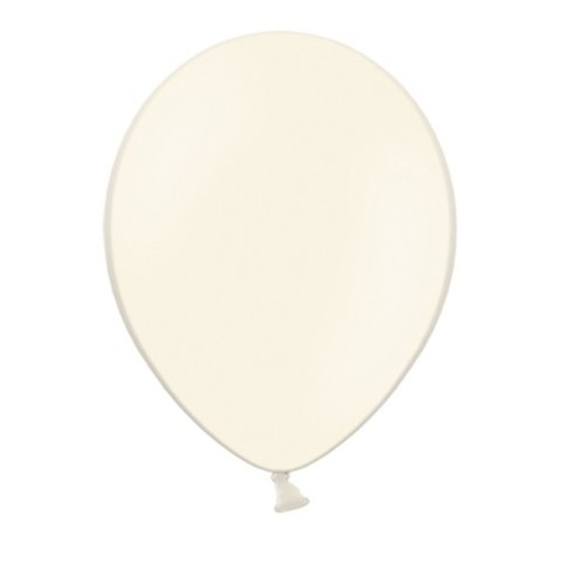 50 party star balloons cream 23cm