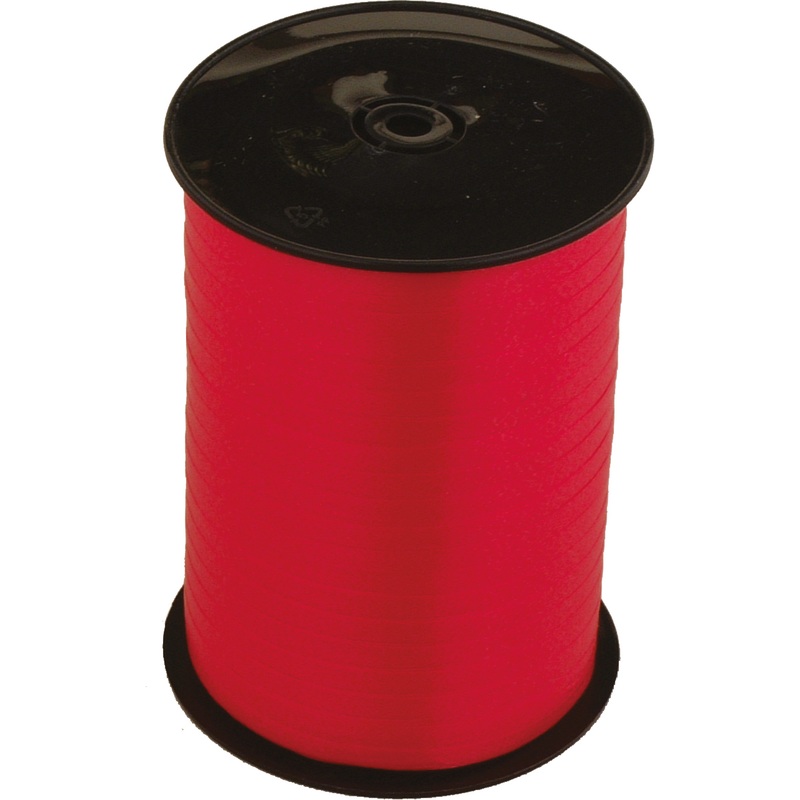 500m gift ribbon Lucca red