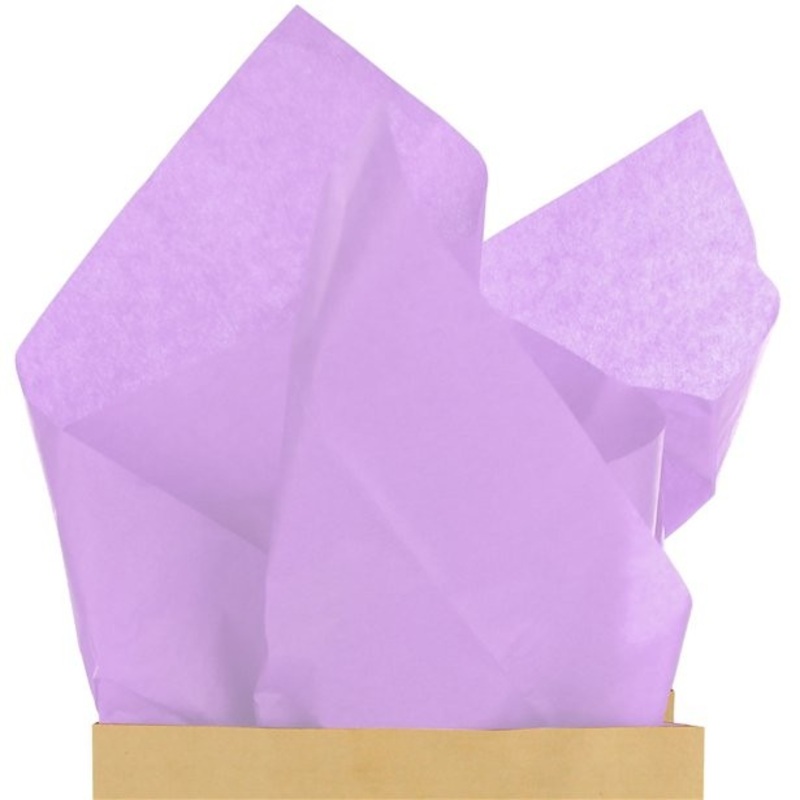 96 sheets of tissue paper lavender 60cm