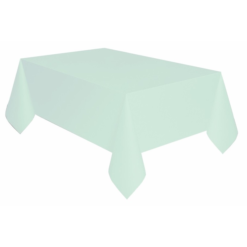 Eco Duck Egg tablecloth 2.74m x 1.37m