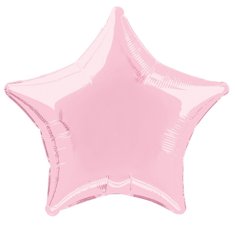 Foil balloon Rising Star pink