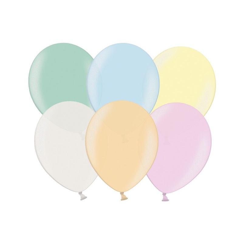 Latex balloon set Dipsy Pastel 100 pcs