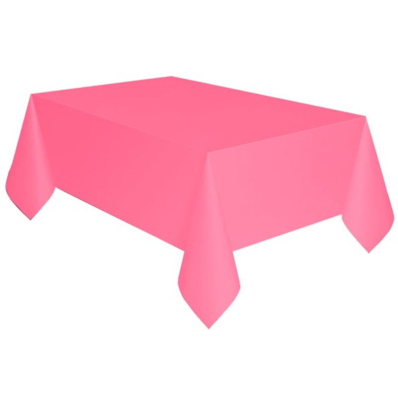 Paper tablecloth in pink 1.37 x 2.74m