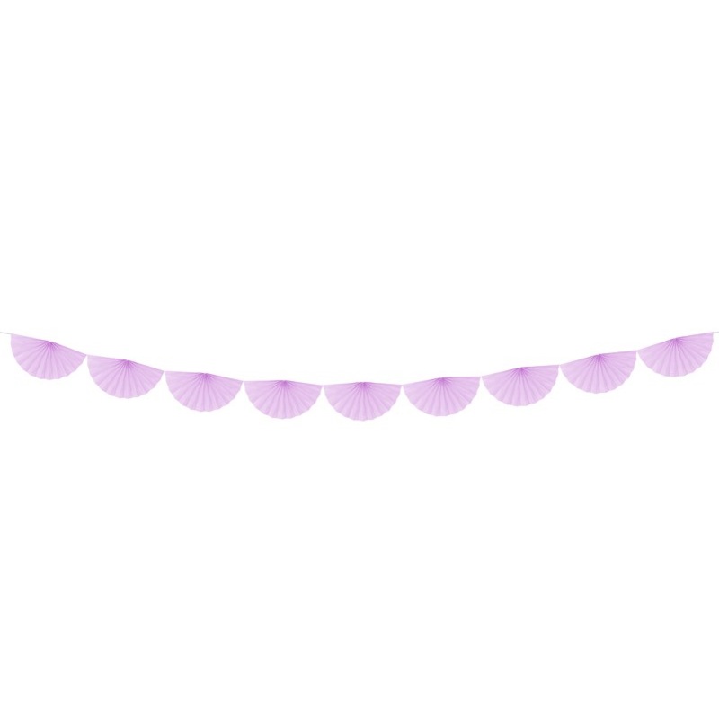 Rosette garland Daphne lavender 3m x 30cm