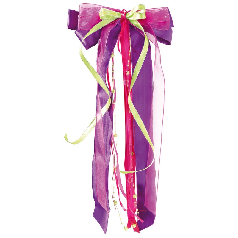 Schulttenschleifen lila/pink/hellgrn 23x50cm