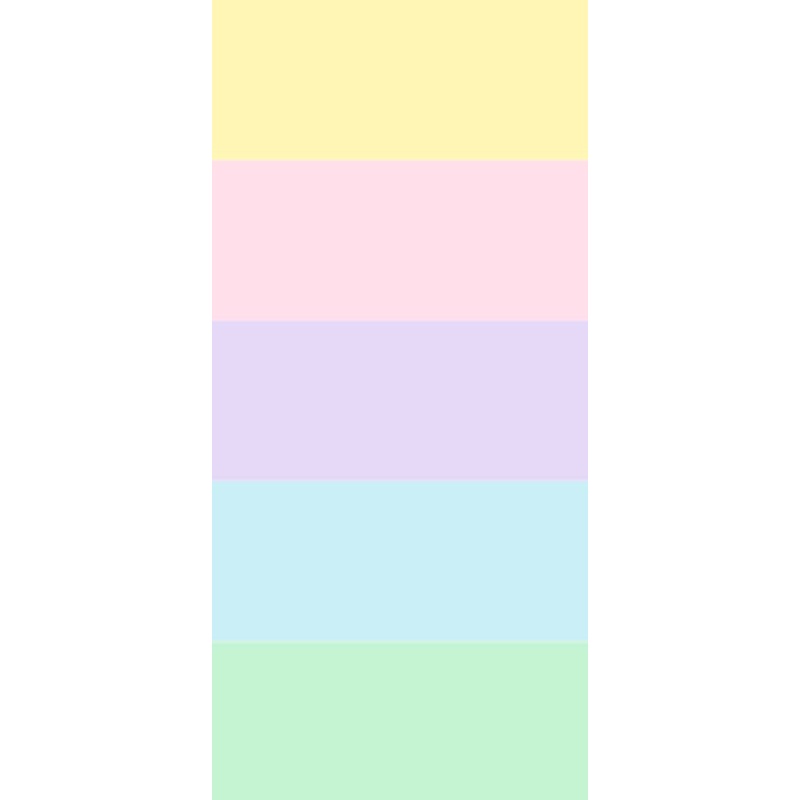 Washi Tape Pastell 10mmx10m 5 Stck