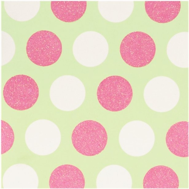 Wrapping paper glitter dots pastel