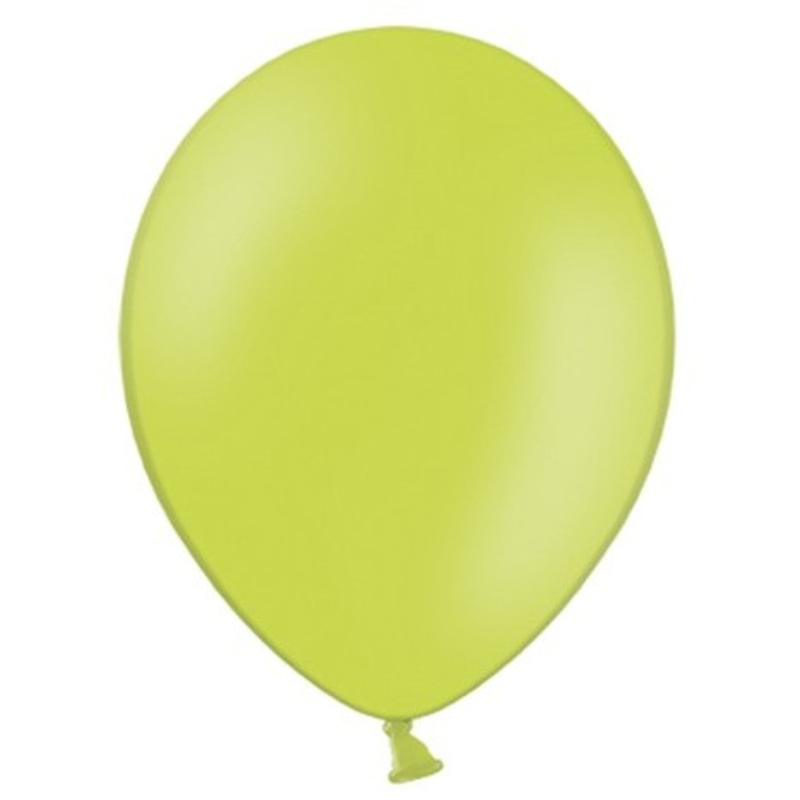 10 balloons lime green 27cm