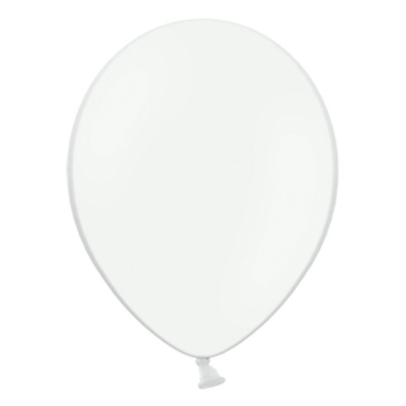 100 balloons pastel white 35cm