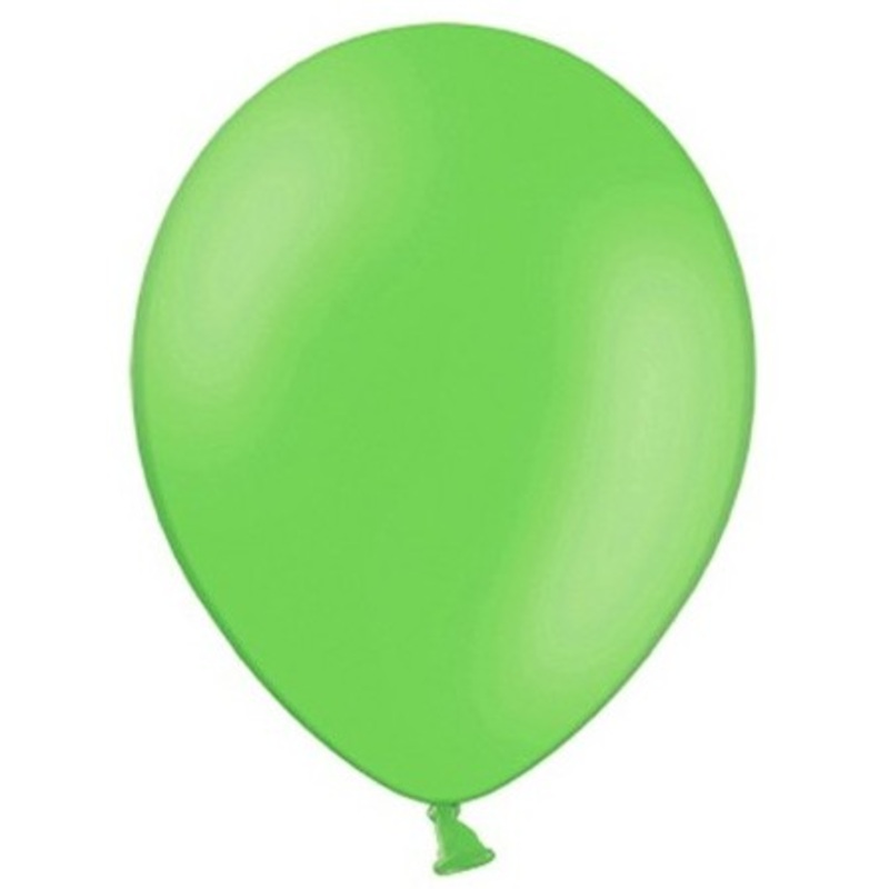 100 Celebration balloons apple green 25cm
