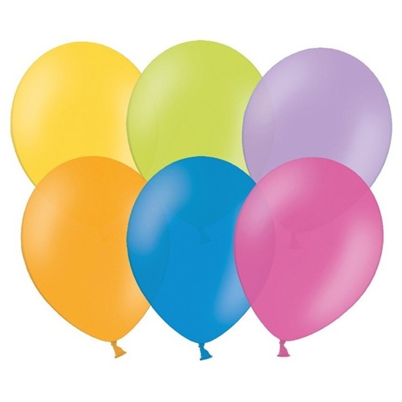 100 Celebration balloons colored 29cm
