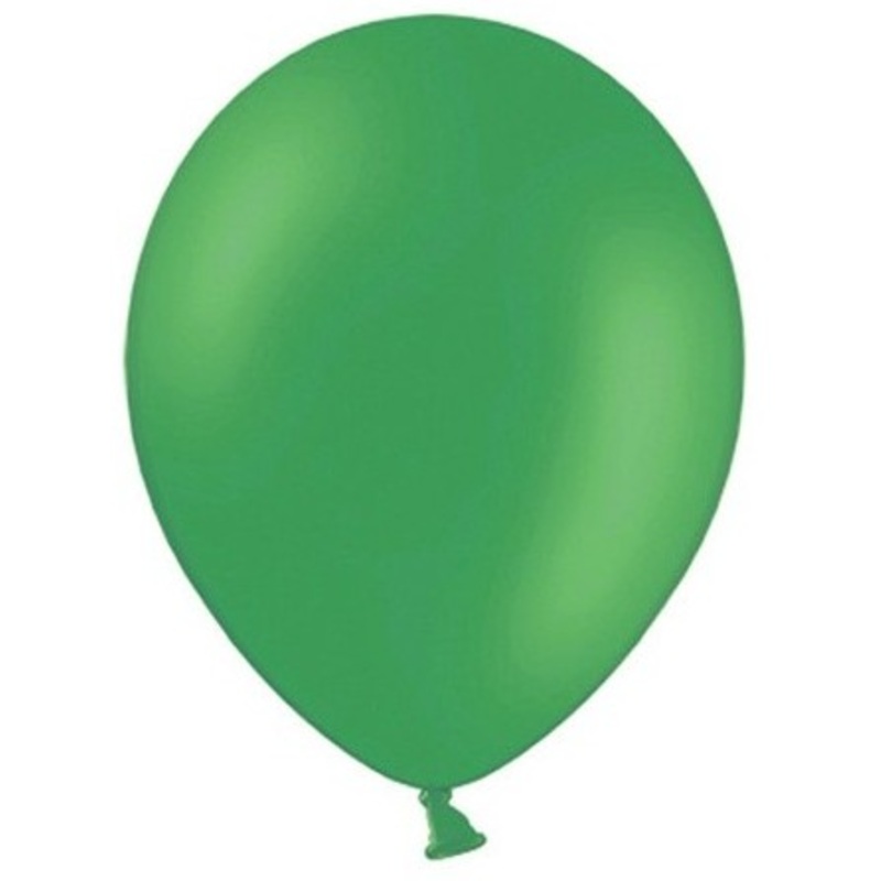 100 Celebration balloons dark green 25cm