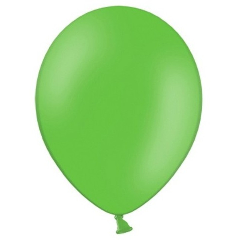 100 Celebration balloons green 29cm