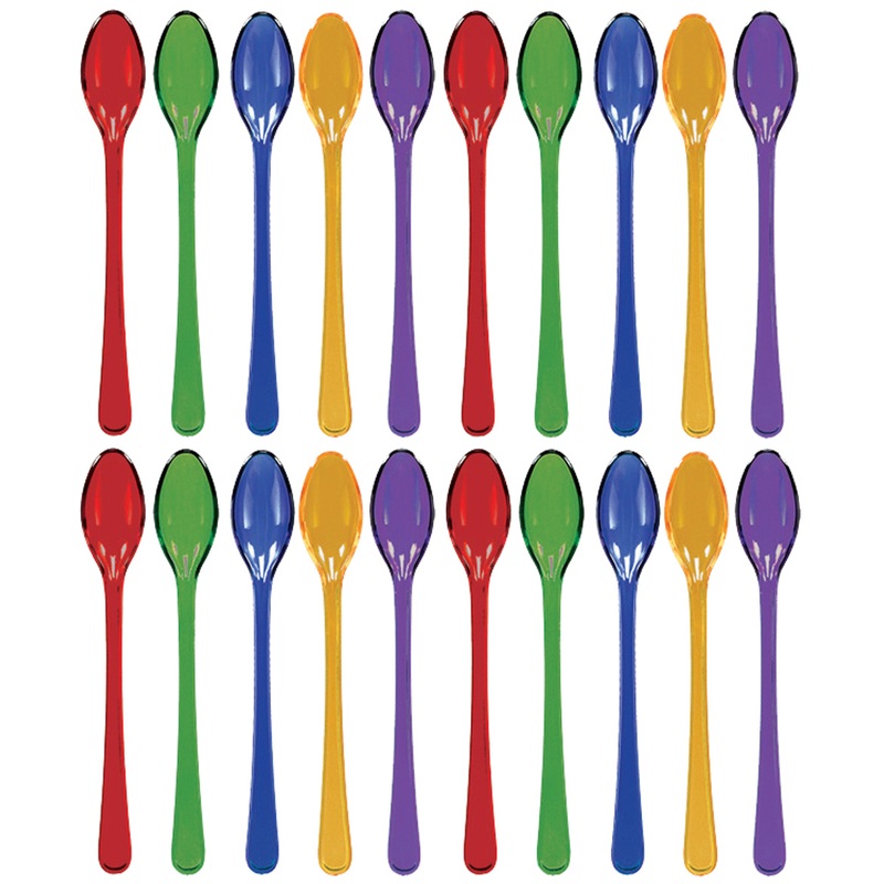 20 colorful coffee spoons Magical Rainbow 10.4cm
