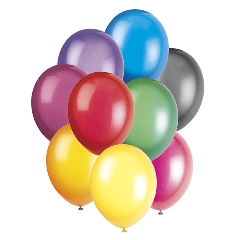 50 Festivity balloons multicolored 30cm